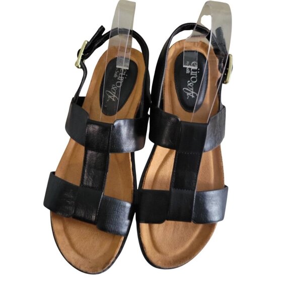 Eurosoft by Sofft Women's Slingback Lani Sandals Black US Size 8M - Picture 2 of 10